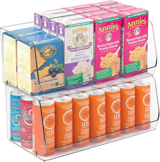 Dip Front Clear Bins (8-Pack)