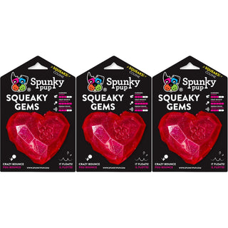 Heart Squeaker, Squeaky Toy (3-Pack)