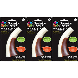 Snack & Chew Antler, Combo Flavored Chew Toy, Medium (3-Pack)