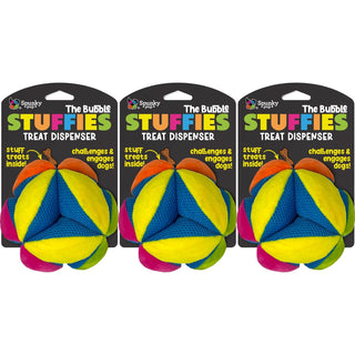 Stuffies Treat-Dispensing Plush Toy, The Bubble (3-Pack)