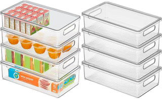 Kitchen Functional Storage Bin with Lid (8-Pack)