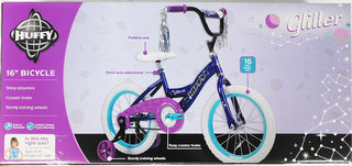 16" Height Adjustable Glitter Bike for Girls
