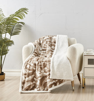 Alaska Fur Sherpa Blanket (2 Pack)