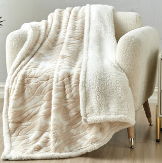 Alaska Fur Sherpa Blanket (2 Pack)