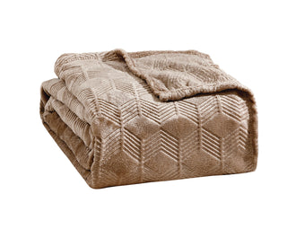 Amrani Blanket - King - Taupe