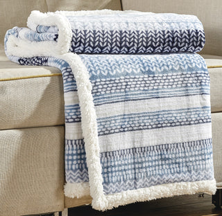 Printed Sherpa Throw 50x60 - Anissa