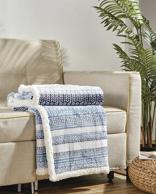 Printed Sherpa Throw 50x60 - Anissa