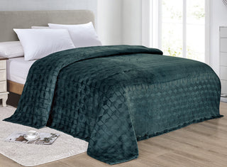 Amrani Blanket - King - Teal