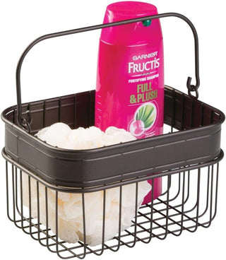 3-Piece Metal Decorative Baskets - Bronze Finish