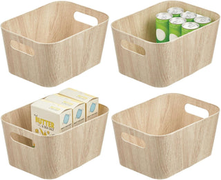 Baskets with Tag Holder in Bronze (8-Pack)