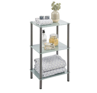 3-Tier Modern Glass Accent Table (2-Pack)