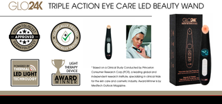 Baguette de soins oculaires à thérapie LED triple action
