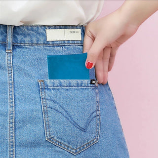 Pocket Mirror with Wireless Charge (Blue)