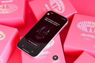 Reusable Microchipped NFC Press-On Nails - 🍑 SAY PEACH AGAIN 🍑
