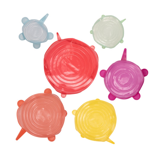 Silicone Stretchable Bowl Covers (6 Pack)