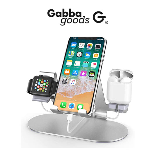 Desktop Phone Stand for iPhone, Apple Watch, & AirPods
