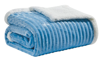 Corduroy Sherpa Blanket - Queen - (2 Pack)