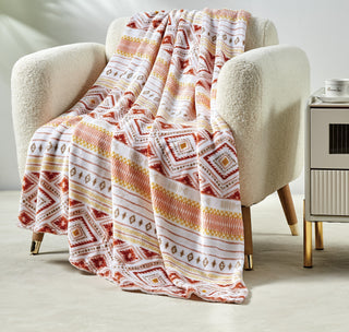Printed Throw 50x60 - Aztec Nayati