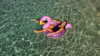 Glitter Flamingo 40" Pool Tube