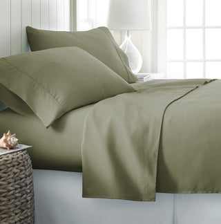 100% Cotton Sheet Set - Queen - Green