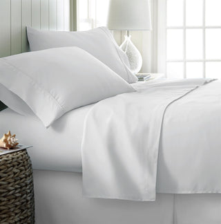 100% Cotton Sheet Set - Queen - White