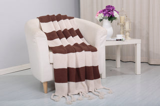 Vintage Acrylic Throw 50x60 - Chocolate
