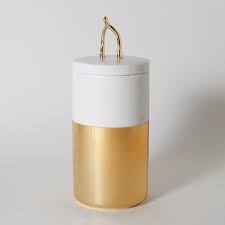 Wishbone Porcelain Ceramic Canister