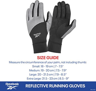 Reflective Running Gloves - S