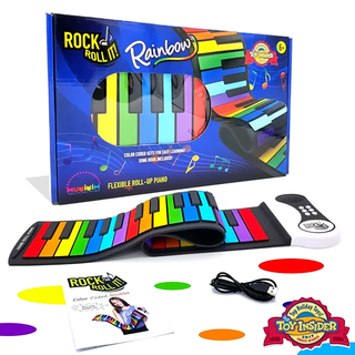 MukikiM Rainbow Piano Colorful piano toy Musical toy for kids Piano for children